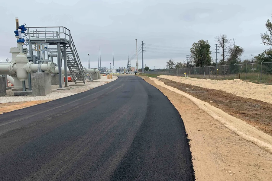 Industrial Plant Road Work