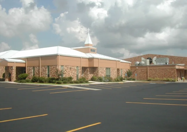 Asphalt and Stiping church